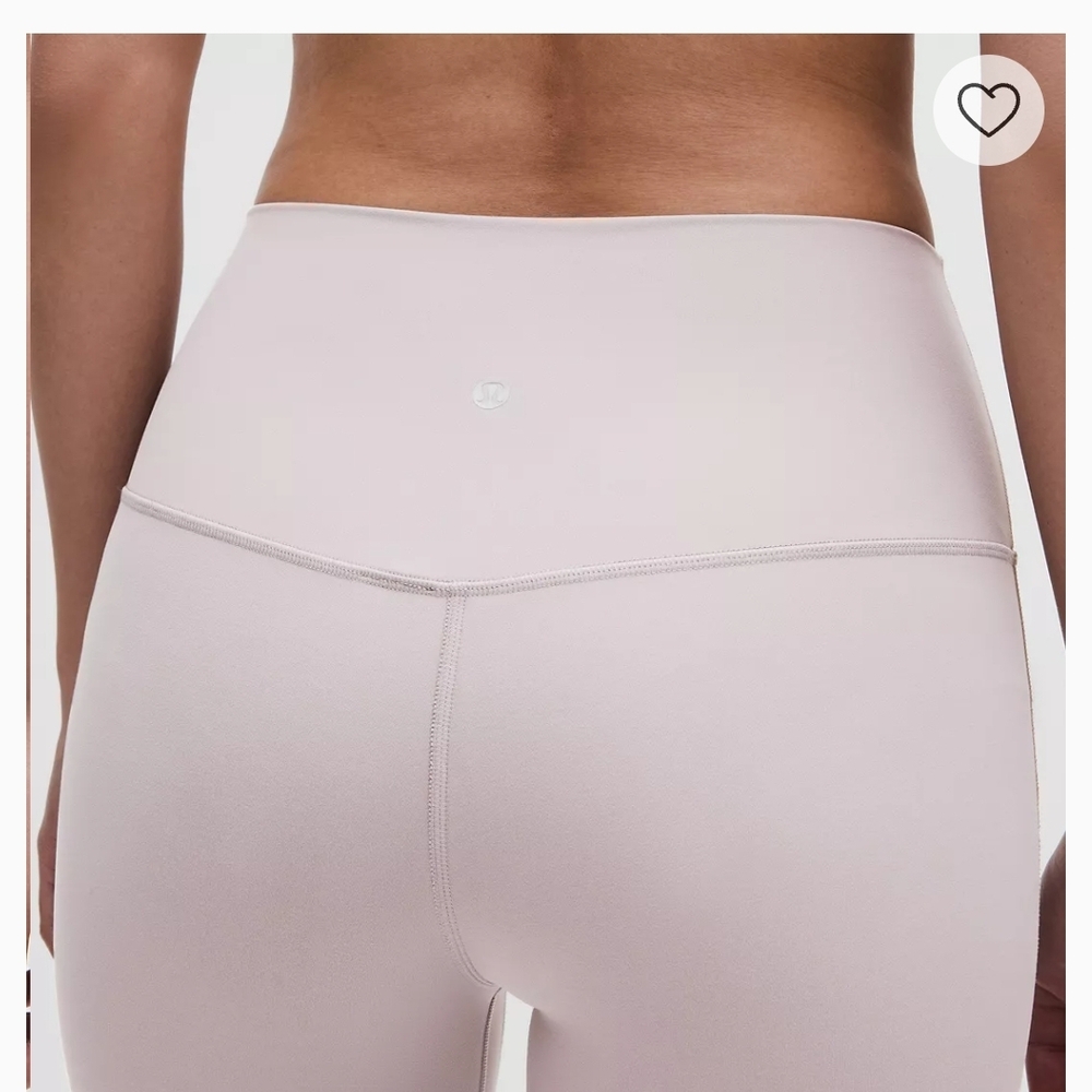 Lululemon Light Pink High-Waisted Leggings